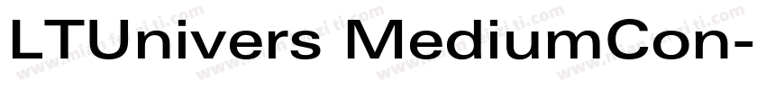 LTUnivers MediumCon字体转换
